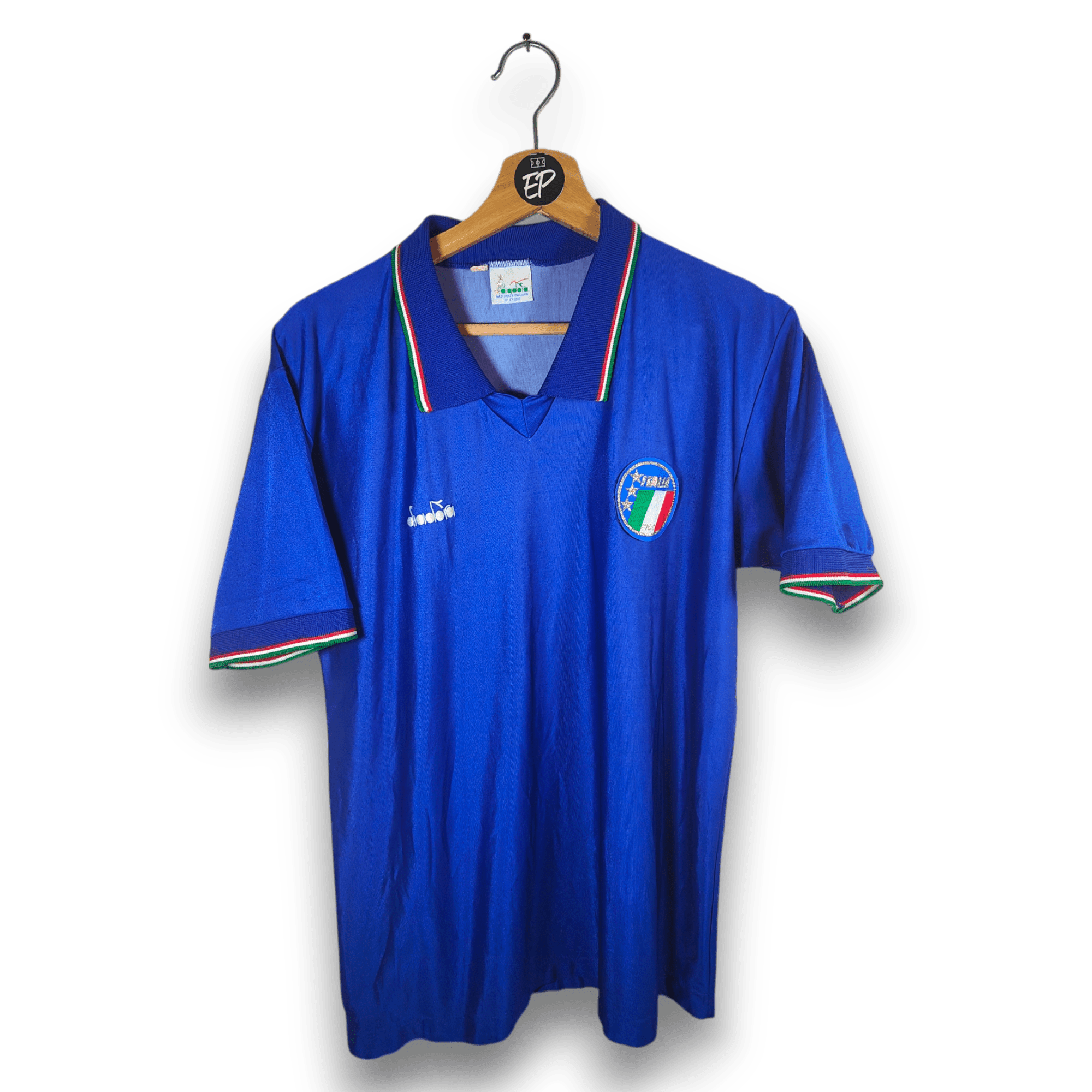 1986 - 90 Italy Home Shirt - 9.5/10 - (L slim) - Eternal Pitch