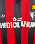 1990 - 91 AC Milan Home Shirt (Gullit) LS 10 - 7/10 - (XL) - Eternal Pitch