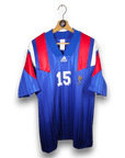 1992 - 93 France Home Shirt Ginola 15 - 9/10 - (XL) - Eternal Pitch