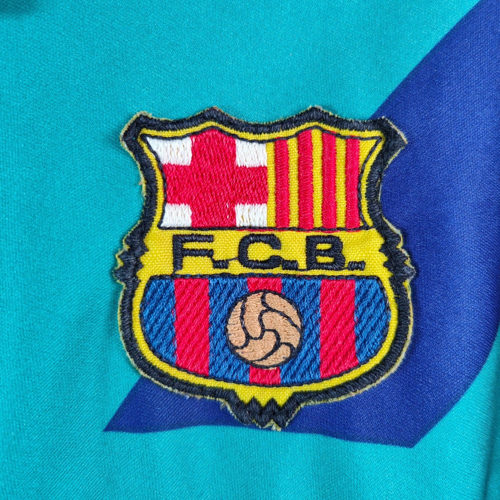1992 - 95 FC Barcelona Away Shirt - 7.5/10 - (XL) - Eternal Pitch