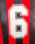 1993 - 94 AC Milan Home Shirt (Baresi) 6 - 8/10 - (M) - Eternal Pitch