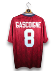 1993 - 95 England Away Shirt Gascoigne 8 - 8.5/10 - (L) - Eternal Pitch
