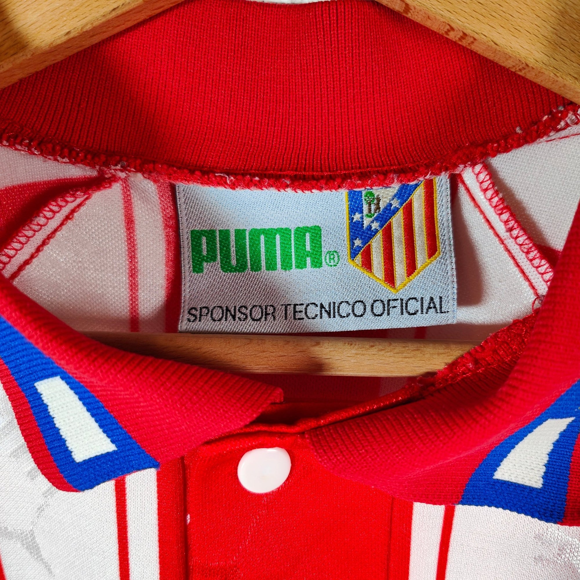 1994 - 95 Atletico Madrid Home Shirt - 8.5/10 - (XL) - Eternal Pitch