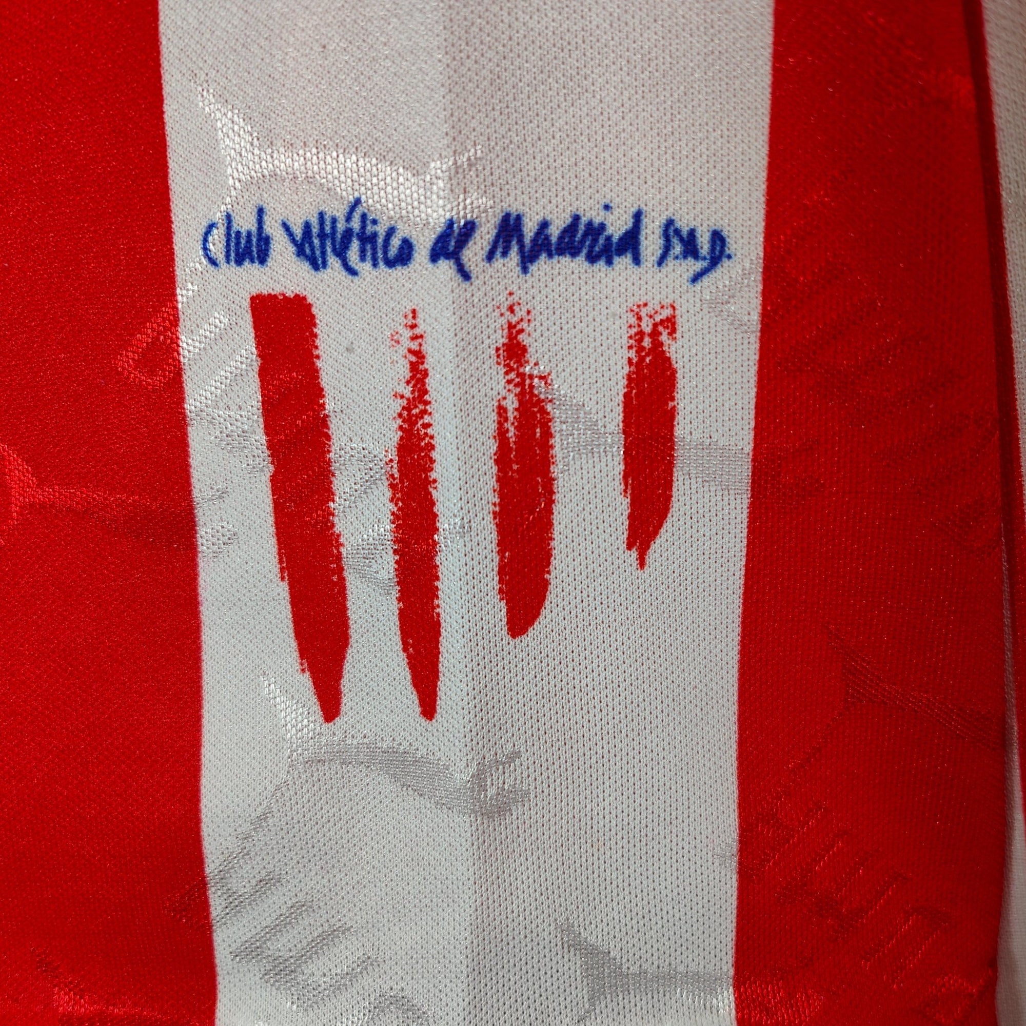 1994 - 95 Atletico Madrid Home Shirt - 8.5/10 - (XL) - Eternal Pitch