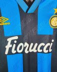 1994 - 95 Inter Milan Home Shirt - 8.5/10 - (XL) - Eternal Pitch