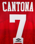 1994 - 96 Manchester United Home Shirt Cantona 7 - 8/10 - (M) - Eternal Pitch