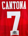 1994 - 96 Manchester United Home Shirt Cantona 7 - 9/10 - (XL) - Eternal Pitch