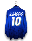 1994 Italy Home Shirt Baggio LS 10 - 9.5/10 - (M) - Eternal Pitch