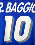 1994 Italy Home Shirt Baggio LS 10 - 9.5/10 - (M) - Eternal Pitch