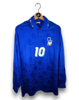 1994 Italy Home Shirt Baggio LS 10 - 9.5/10 - (M) - Eternal Pitch