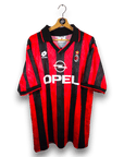 1995 - 96 AC Milan Home Shirt Weah 9 (L) - Eternal Pitch