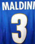 1996 - 97 Italy Home Shirt Maldini 3 - 9/10 - (XL) - Eternal Pitch