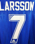 1996 - 98 Sweden Away Shirt Larsson 7 - 8/10 - (M) - Eternal Pitch