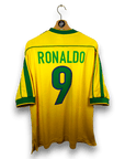 1998 - 00 Brazil Home Shirt Ronaldo 9 - 9.5/10 - (L) - Eternal Pitch