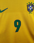 1998 - 00 Brazil Home Shirt Ronaldo 9 - 9.5/10 - (L) - Eternal Pitch
