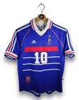 1998 - 00 France Home Shirt Zidane 10 - 8/10 - (XS) - Eternal Pitch