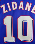 1998 - 00 France Home Shirt Zidane 10 - 8.5/10 - (XL) - Eternal Pitch