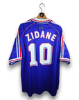 1998 - 00 France Home Shirt Zidane 10 - 8.5/10 - (XL) - Eternal Pitch