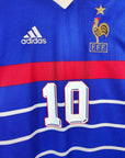 1998 - 00 France Home Shirt Zidane 10 - 9/10 - (XL) - Eternal Pitch