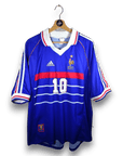 1998 - 00 France Home Shirt Zidane 10 - 9/10 - (XL) - Eternal Pitch