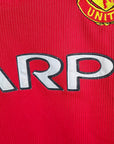1998 - 00 Manchester United Home Shirt Beckham 7 - 9/10 - (L) - Eternal Pitch