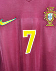 1998 - 00 Portugal Home Shirt Figo 7 - 7/10 - (L) - Eternal Pitch
