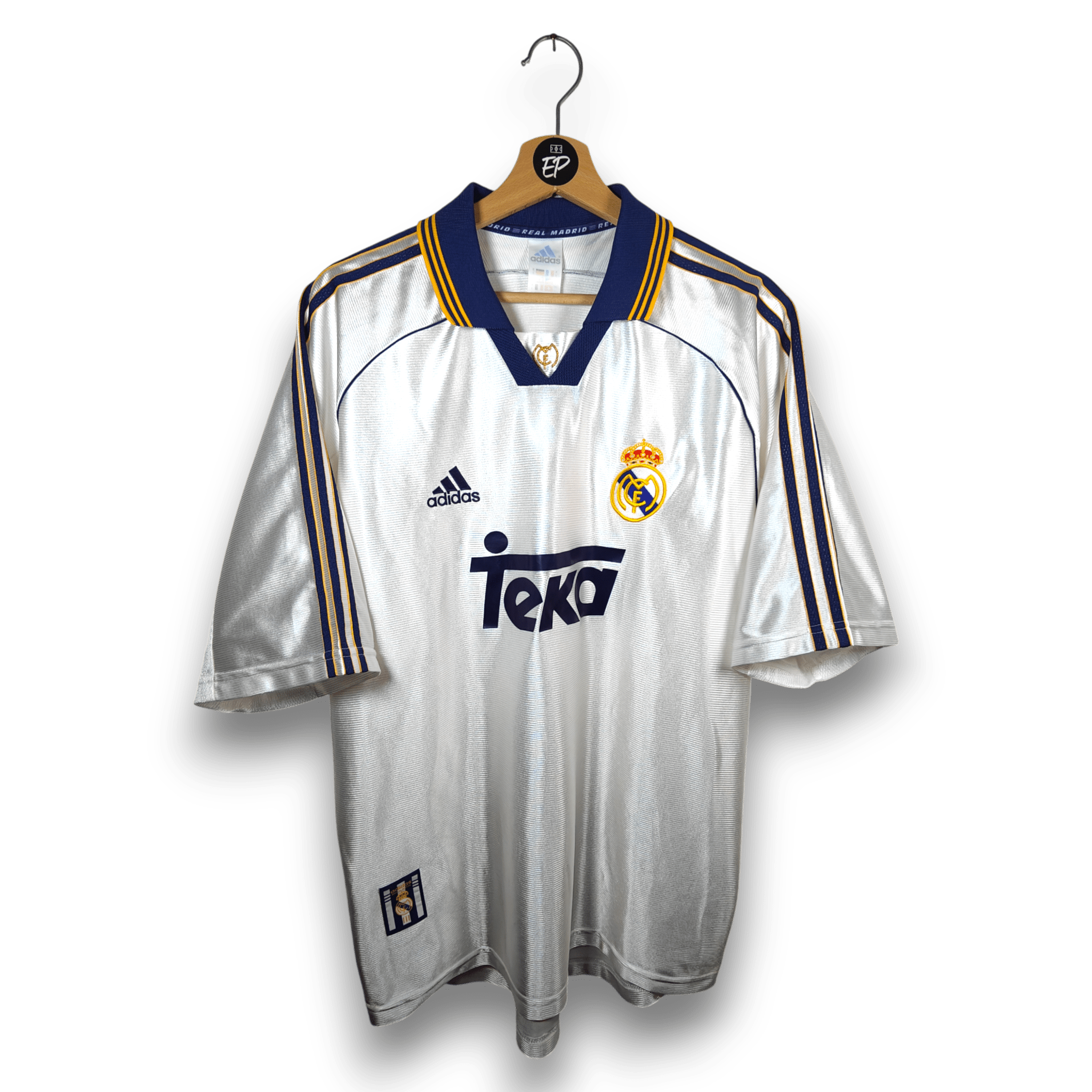 1998-00 Real Madrid Home Shirt Redondo #6 - 9/10 - (L) – – Eternal