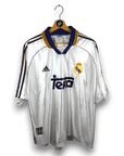 1998 - 00 Real Madrid Home Shirt Suker 9 - 9/10 - (XL) - Eternal Pitch