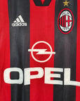 1998 - 99 AC Milan Home Shirt Maldini 3 - 8/10 - (M) - Eternal Pitch