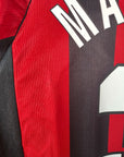 1998 - 99 AC Milan Home Shirt Maldini 3 - 8.5/10 - (S) - Eternal Pitch