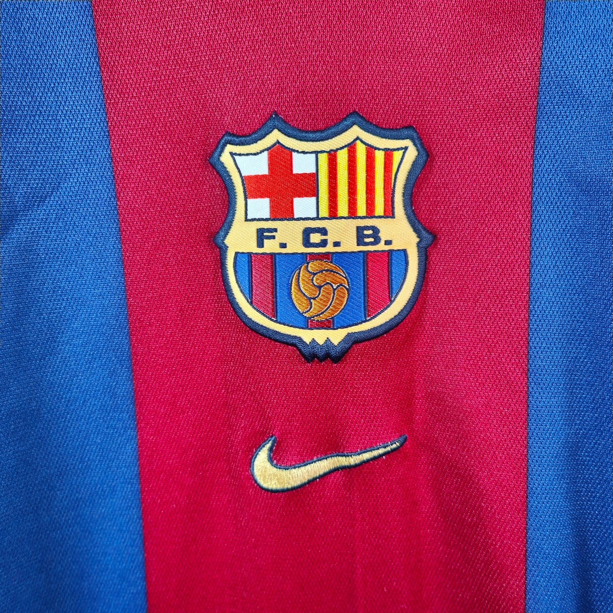 1998-99 FC Barcelona Home Shirt Rivaldo #11 - 9/10 - (M