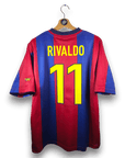 1998 - 99 FC Barcelona Home Shirt Rivaldo 11 - 9/10 - (M) - Eternal Pitch