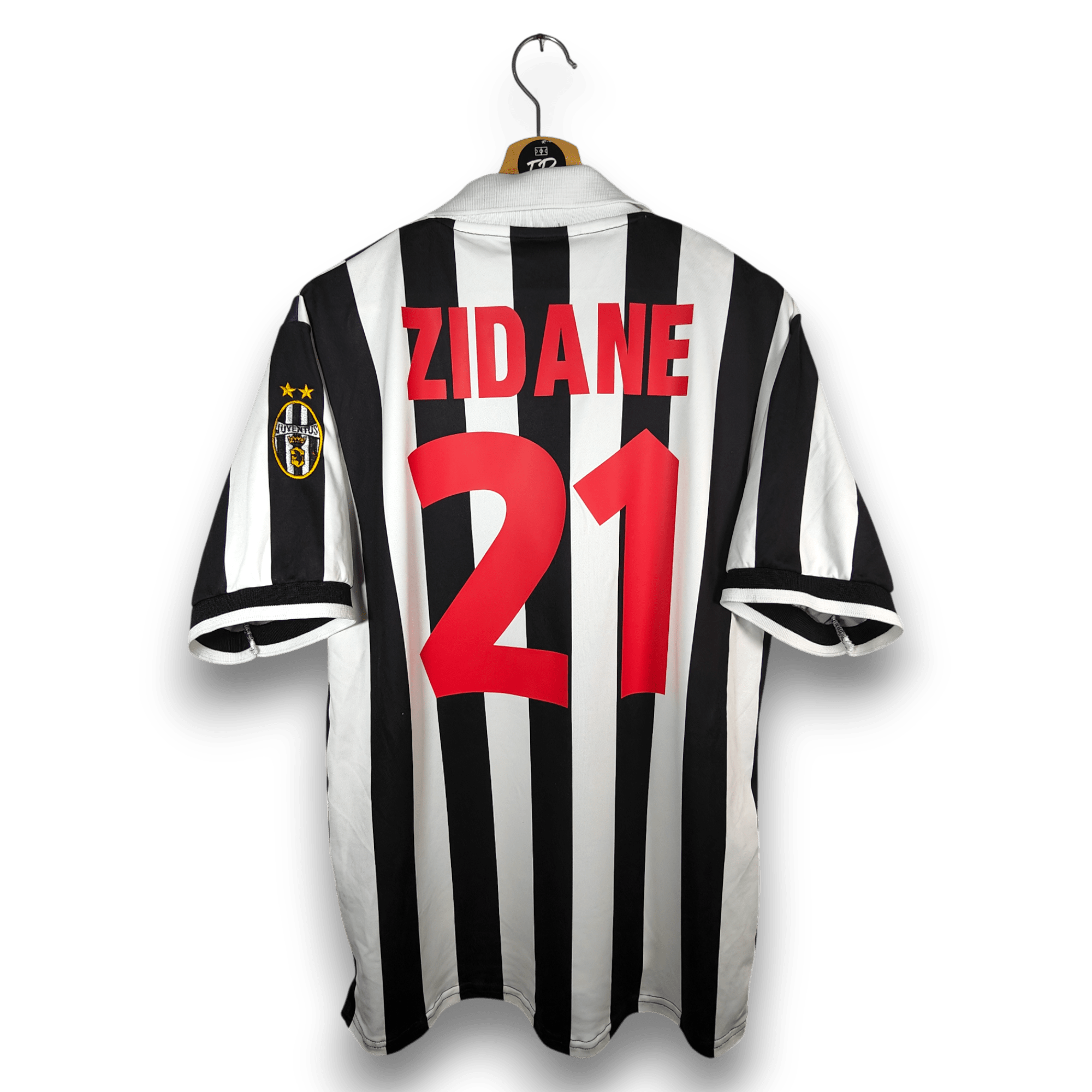 1998-99 Juventus Home Shirt Zidane #21 - 8.5/10 - (L) – – Eternal