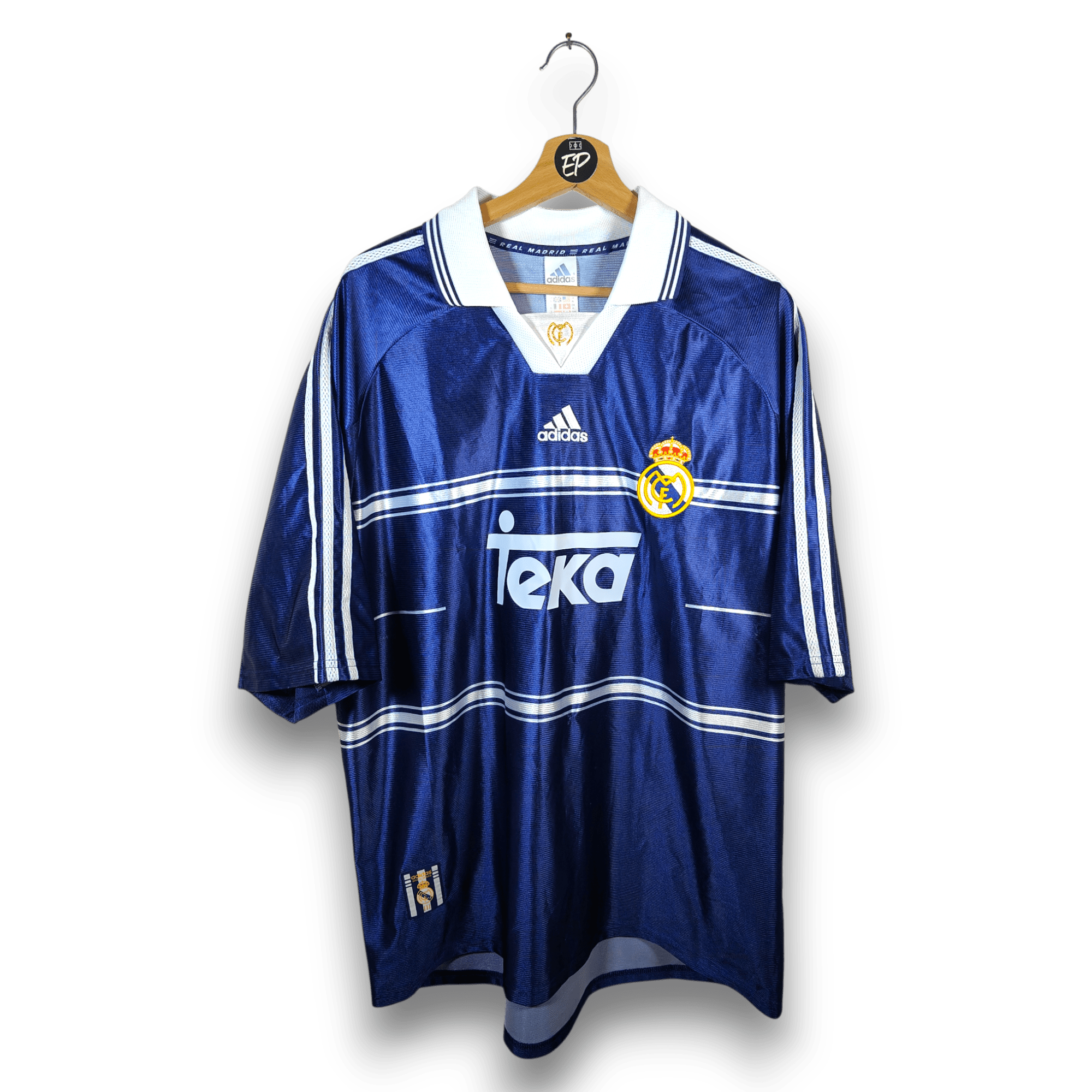 1998-99 Real Madrid Away Shirt Raul #7 - 8.5/10 - (XL) – – Eternal