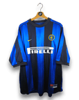 1999 - 00 Inter Milan Home Shirt Ronaldo 9 - 9.5/10 - (XL) - Eternal Pitch