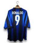 1999 - 00 Inter Milan Home Shirt Ronaldo 9 - 9.5/10 - (XL) - Eternal Pitch