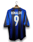 1999 - 00 Inter Milan Home Shirt Ronaldo 9 (L) - Eternal Pitch