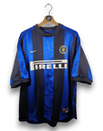 1999 - 00 Inter Milan Home Shirt Ronaldo 9 (L) - Eternal Pitch