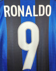 1999 - 00 Inter Milan Home Shirt Ronaldo 9 (L) - Eternal Pitch