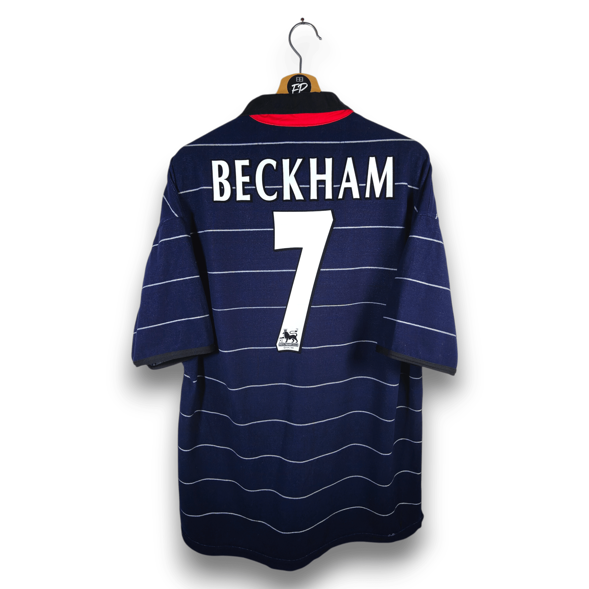 1999-00 Manchester United Away Shirt Beckham #7 - 9/10 - (XL 
