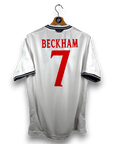 1999 - 01 England Home Shirt Beckham 7 - 9/10 - (L) - Eternal Pitch