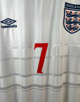 1999 - 01 England Home Shirt Beckham 7 (L) - Eternal Pitch