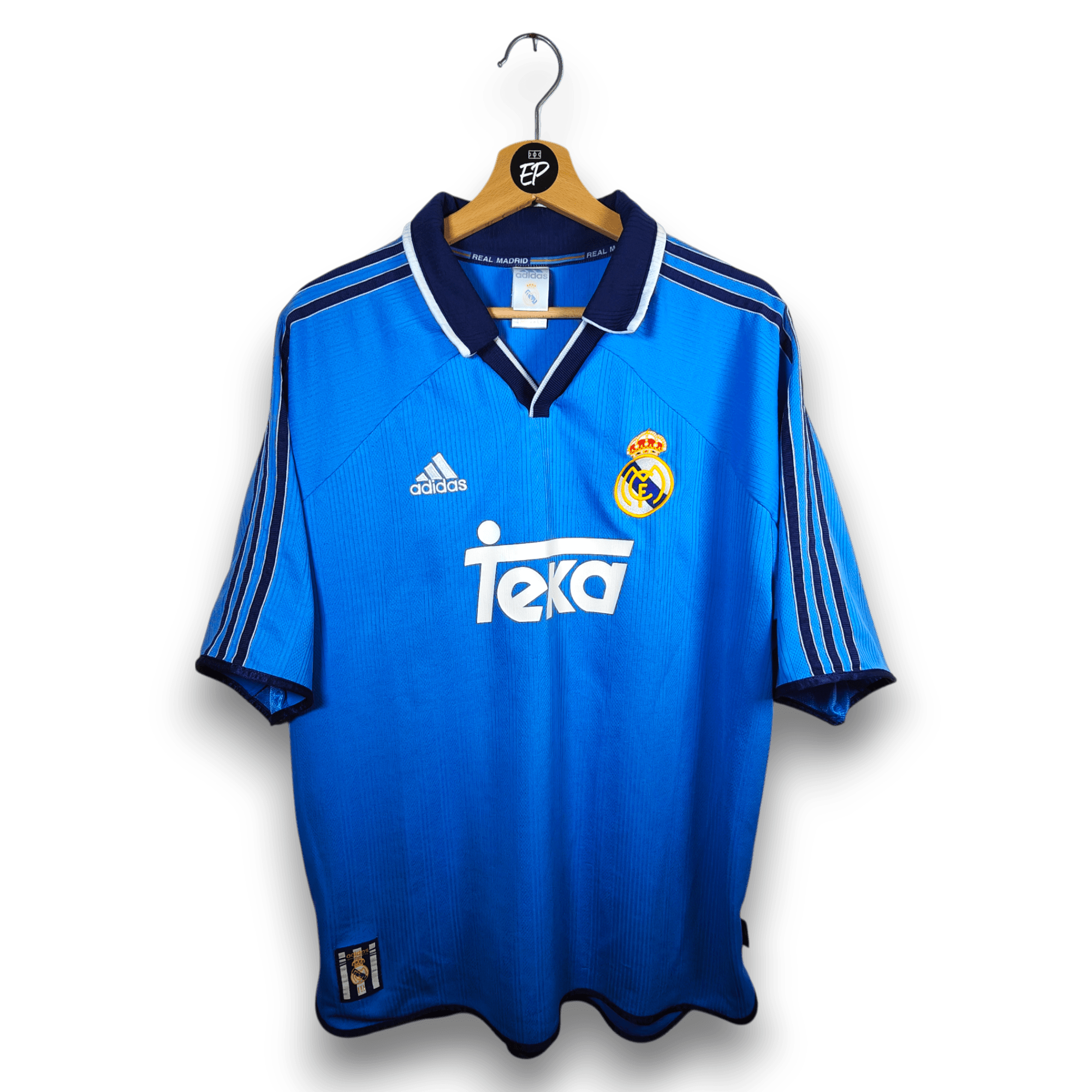 00-01レアル・マドリード(H)#7 ラウール RAUL 半袖 Adidas正規 リーガ