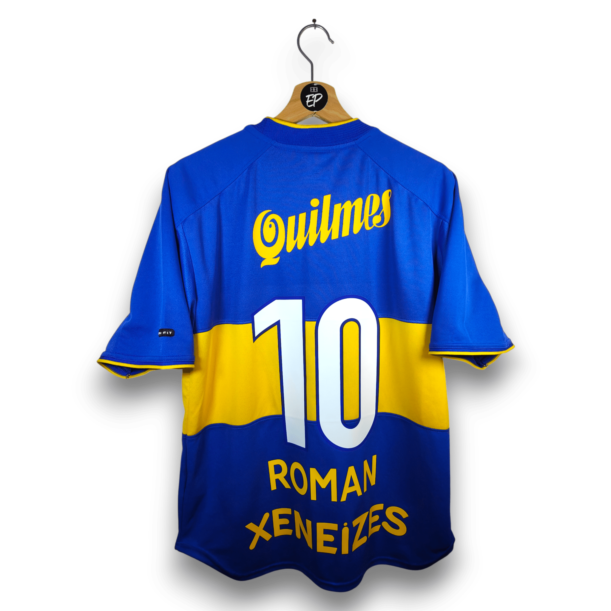 2000-01 Boca Juniors Home Shirt Roman Riquelme #10 - 9/10 - (S