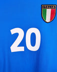 2000 - 01 Italy Home Shirt Totti 20 - 9.5/10 - (XL but fit like L - M) - Eternal Pitch