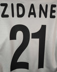 2000 - 01 Juventus Away Shirt Zidane 21 - 6/10 - (M) - Eternal Pitch