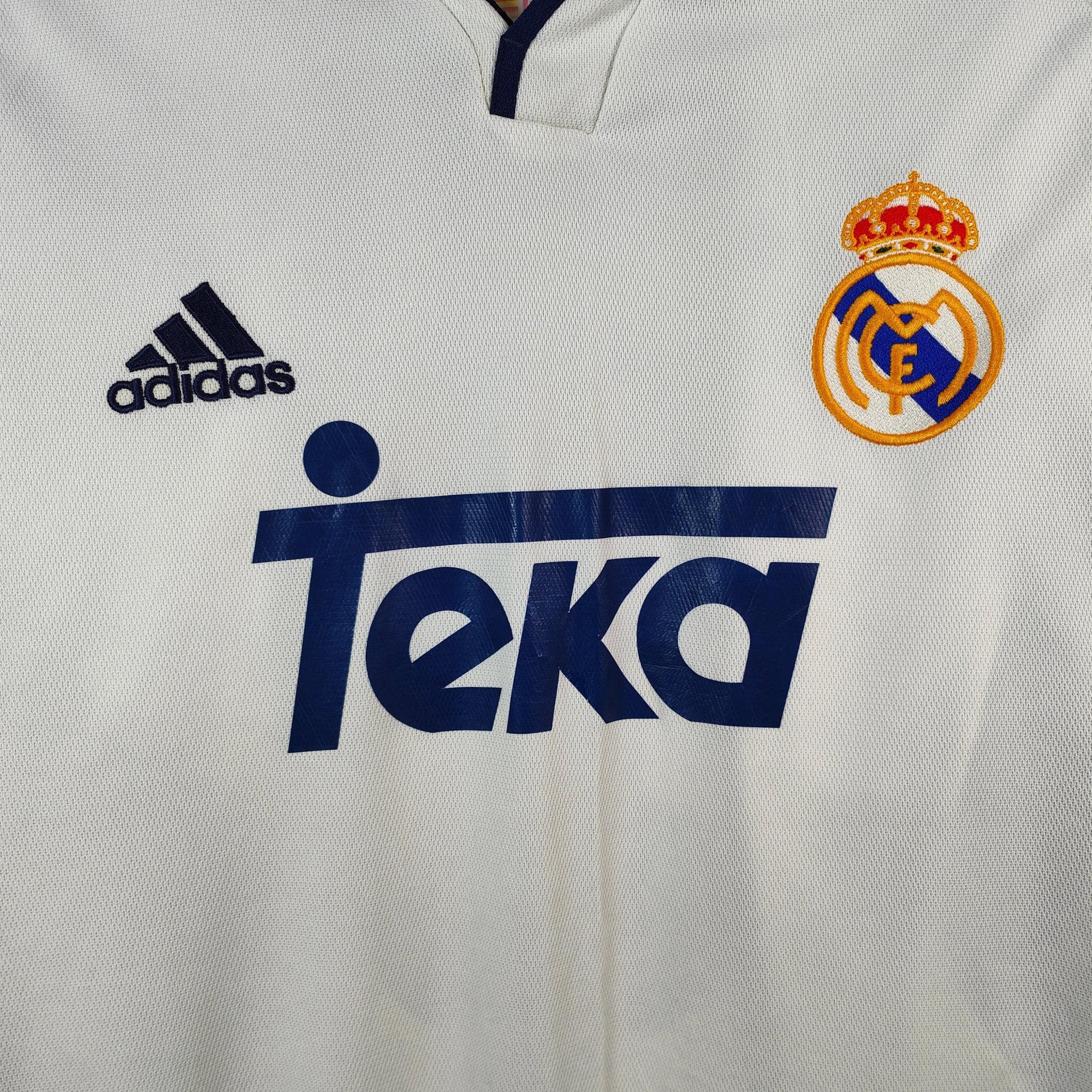 2000-01 Real Madrid Home Shirt Roberto Carlos #3 - 8.5/10 - (M