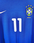 2000 - 02 Brazil Away Shirt Romario 11 - 9/10 - (L) - Eternal Pitch