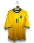 2000 - 02 Brazil Home Shirt Romario 11 - 9/10 - (L) - Eternal Pitch