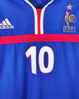 2000 - 02 France Home Shirt Zidane 10 - 8/10 - (M) - Eternal Pitch